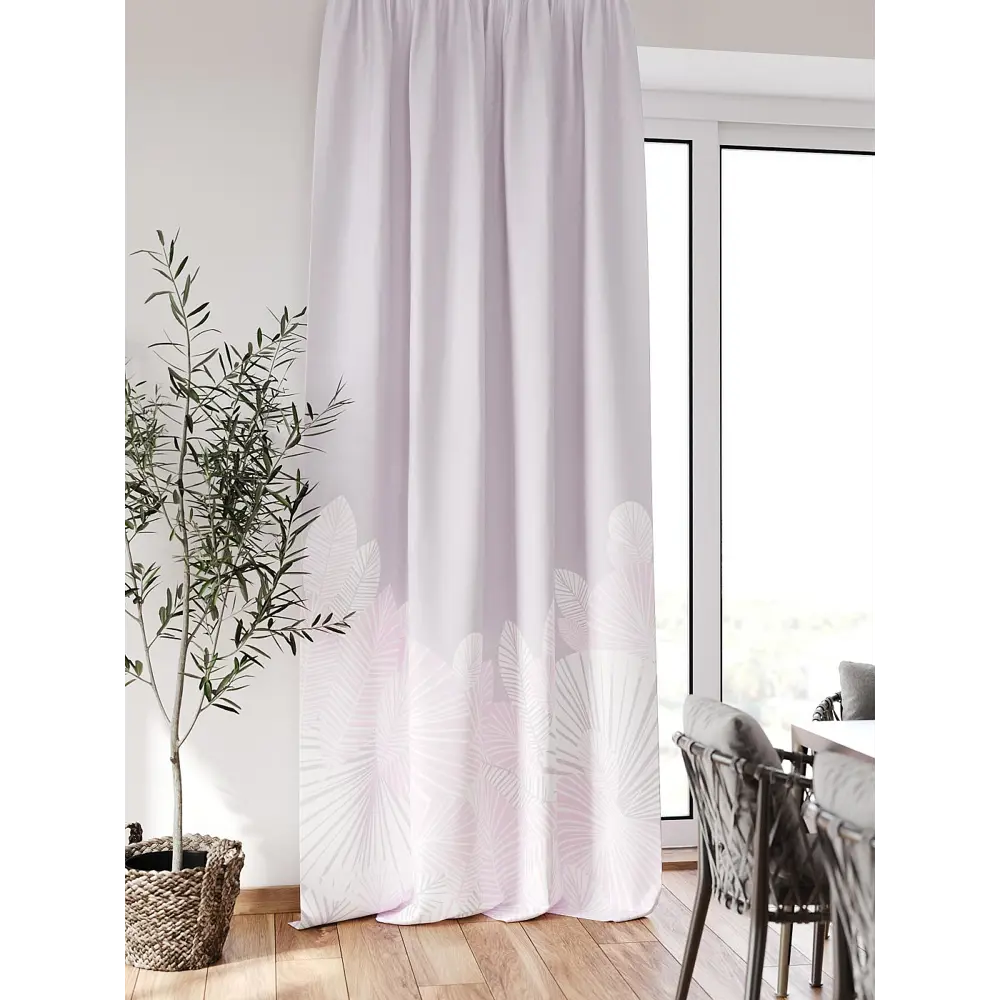 Фото Штора блэкаут на шторной ленте Comfy Way Флонтос - 130 CW594130-260, 260x150 см, цвет сиреневый Фото Штора блэкаут на шторной ленте Comfy Way Флонтос - 130 CW594130-260, 260x150 см, цвет сиреневый
