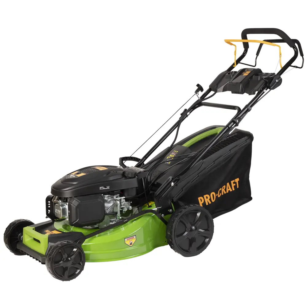 Фото Газонокосилка бензиновая несамоходная Procraft Plm505es 5 л.с. 46 см Фото Газонокосилка бензиновая несамоходная Procraft Plm505es 5 л.с. 46 см