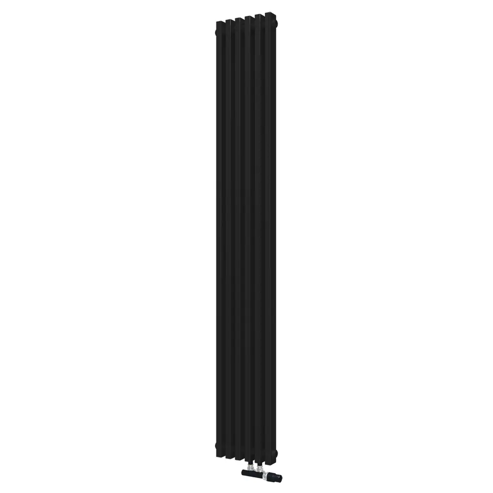 Фото 2 Радиатор КЗТО Quadrum NEO 50 V 1750-6 R RAL1T103S9005 черный матовый муар Фото 2 Радиатор КЗТО Quadrum NEO 50 V 1750-6 R RAL1T103S9005 черный матовый муар