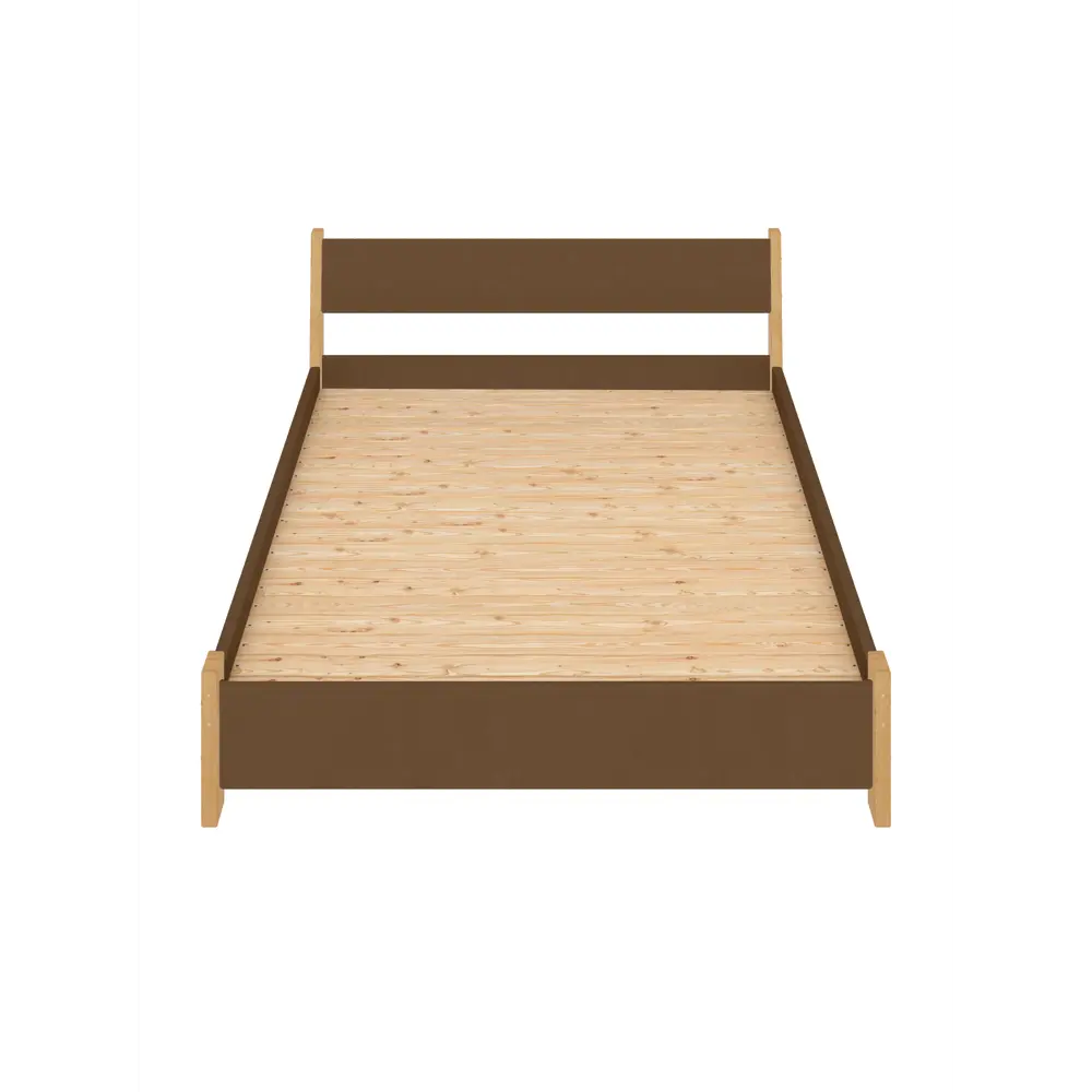 Фото 3 Кровать Solarius Мишка сплошное основание 170 x 80 x 210 см дерево цвет коричневый;лакированный Фото 3 Кровать Solarius Мишка сплошное основание 170 x 80 x 210 см дерево цвет коричневый;лакированный