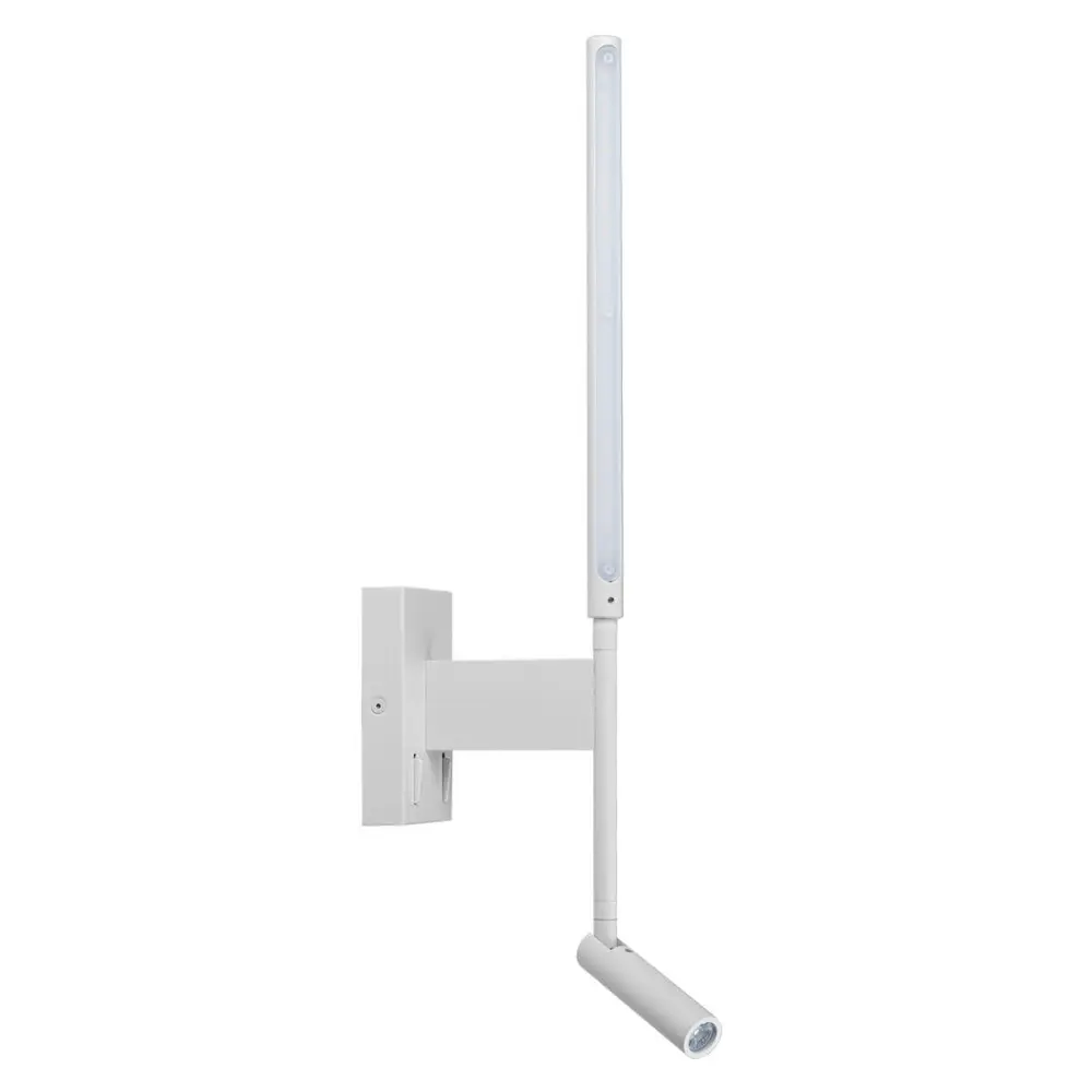 Фото Настенный светильник светодиодный Loft It Stick теплый белый (желтый) свет цвет белый Фото Настенный светильник светодиодный Loft It Stick теплый белый (желтый) свет цвет белый
