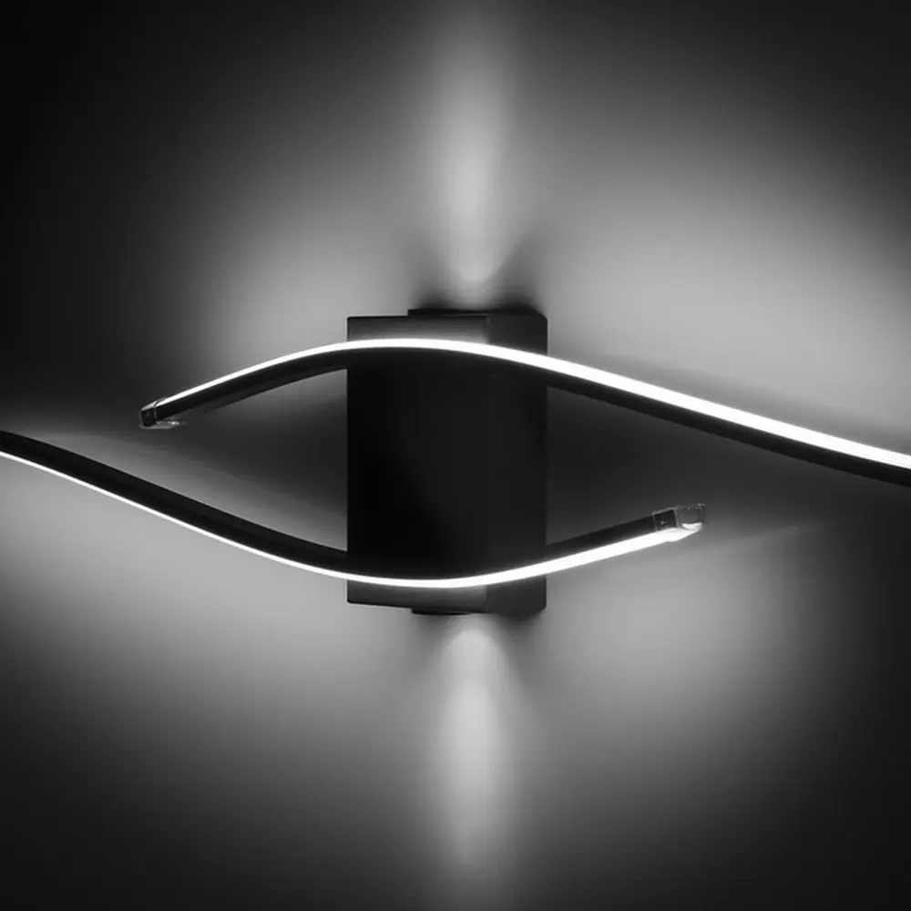 Фото 3 Настенный светильник светодиодный Arte Lamp Aludra A2216ap-1bk нейтральный белый свет цвет черный Фото 3 Настенный светильник светодиодный Arte Lamp Aludra A2216ap-1bk нейтральный белый свет цвет черный