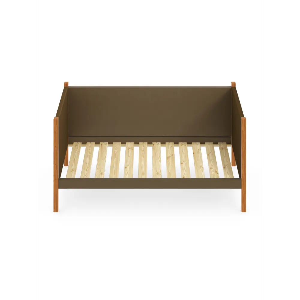 Фото 3 Кровать Solarius Тахта реечное основание kor100-200olha 110 x 101 x 210 см дерево цвет коричневый, ольха Фото 3 Кровать Solarius Тахта реечное основание kor100-200olha 110 x 101 x 210 см дерево цвет коричневый, ольха
