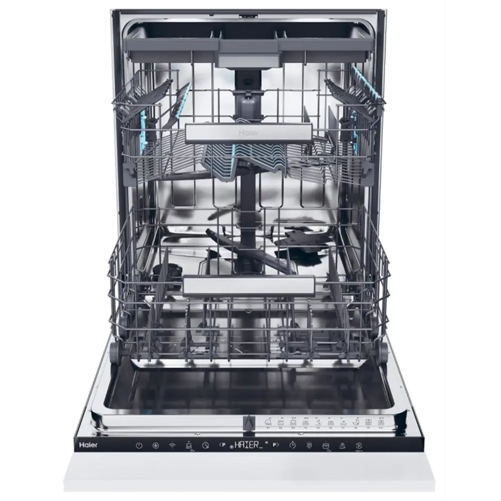 Фото 2 Встраиваемая посудомоечная машина Haier XS 6B0S3SB-08 59.8 см 10 программ цвет серый/серебристый Фото 2 Встраиваемая посудомоечная машина Haier XS 6B0S3SB-08 59.8 см 10 программ цвет серый/серебристый