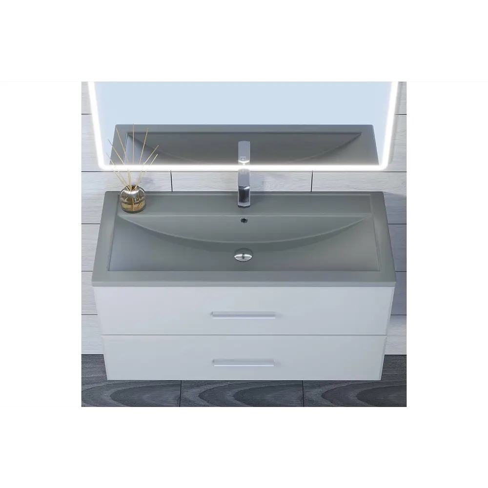 Фото 3 Раковина встраиваемая Uperwood Foster Quartz 291030037 80см Фото 3 Раковина встраиваемая Uperwood Foster Quartz 291030037 80см