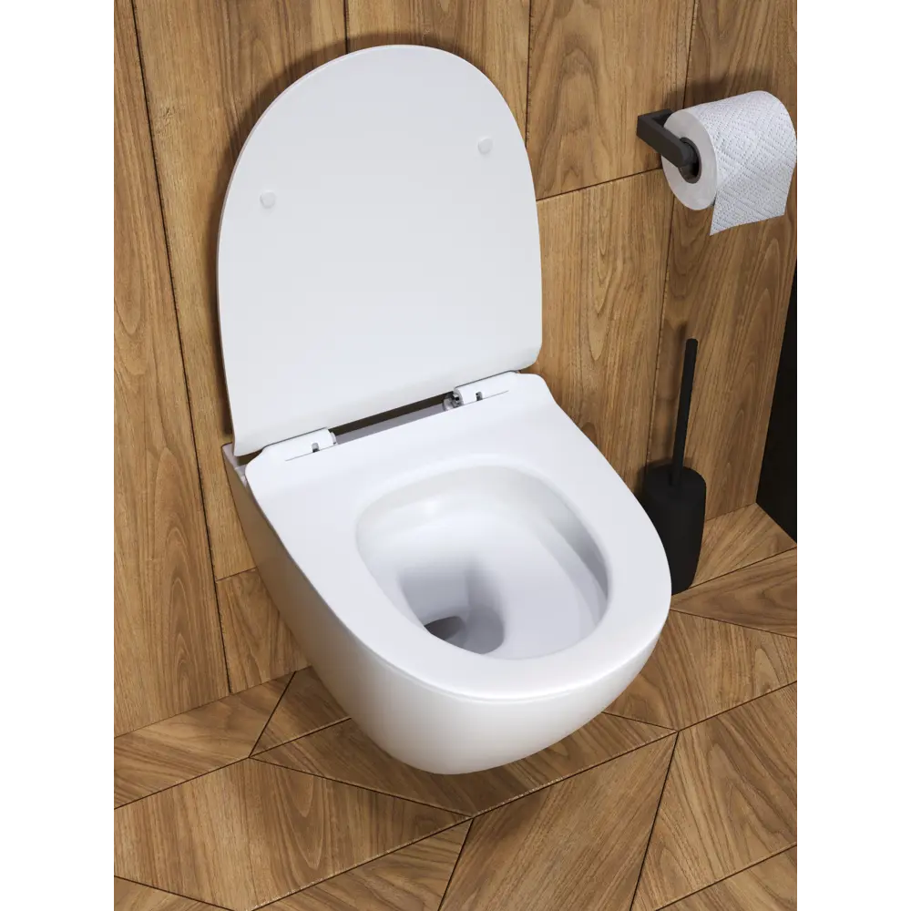 Фото 7 Унитаз подвесной Watersense Milana Pro Vortex безободковый быстросъемное сиденье микролифт Фото 7 Унитаз подвесной Watersense Milana Pro Vortex безободковый быстросъемное сиденье микролифт