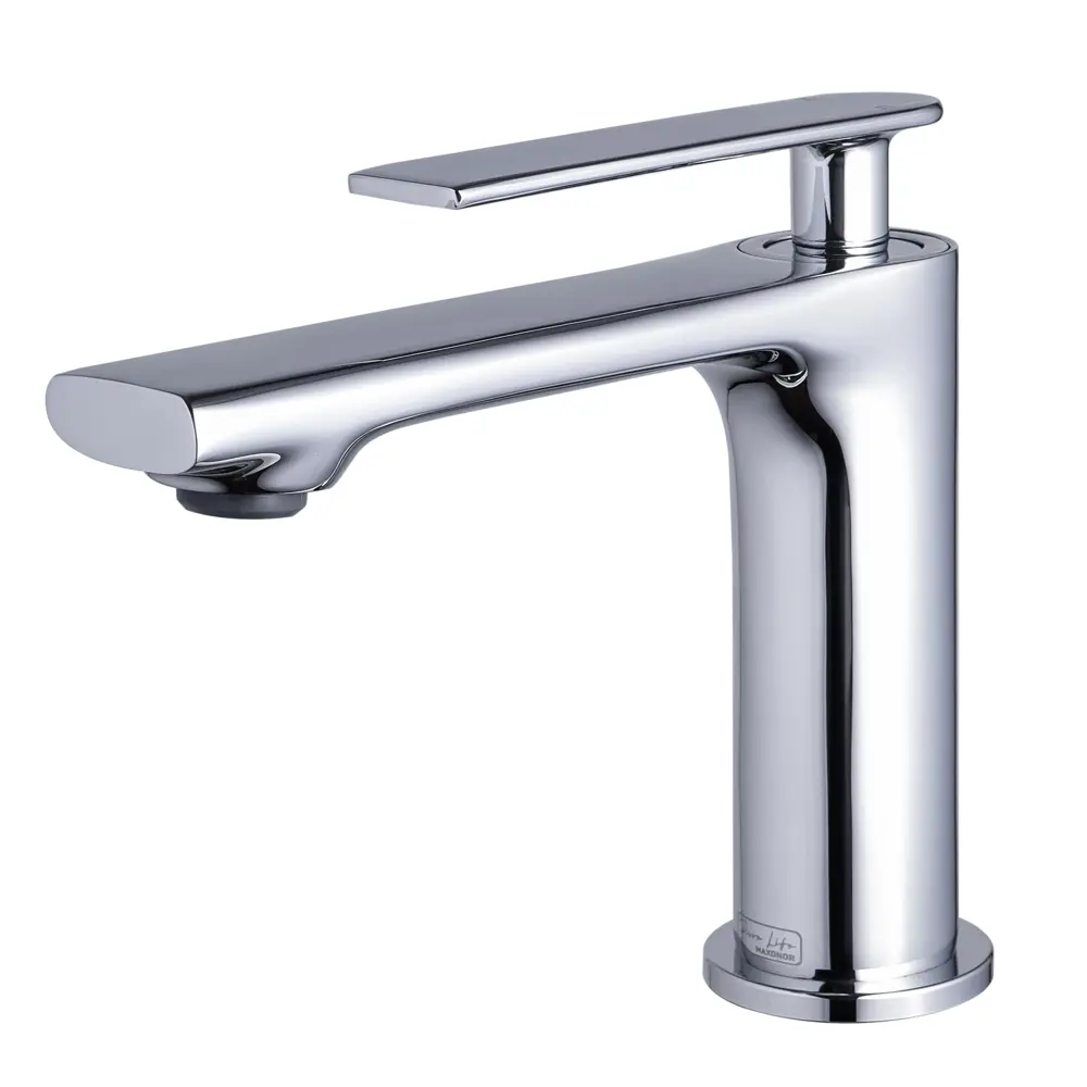 Фото Смеситель для раковины Maxonor pure life Pl 1086 PL1086 однорычажный цвет хромированный Фото Смеситель для раковины Maxonor pure life Pl 1086 PL1086 однорычажный цвет хромированный