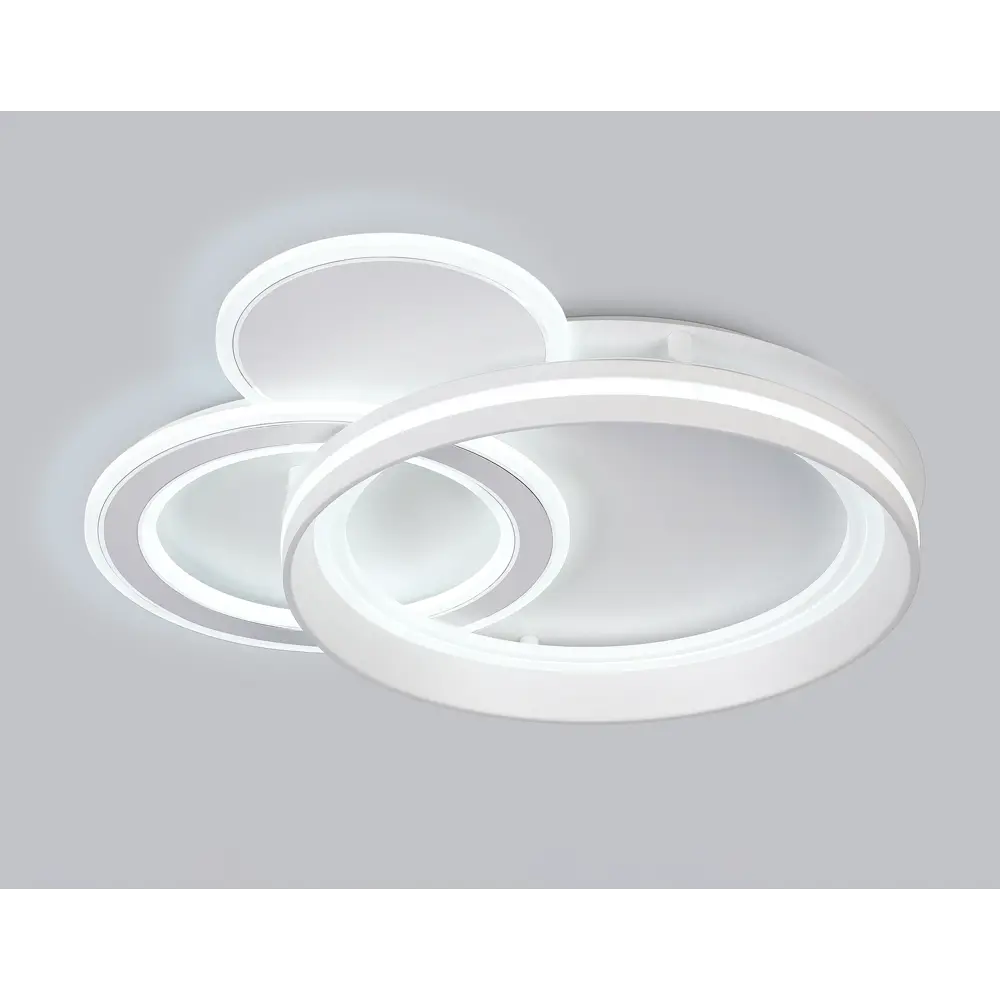 Фото 4 Люстра потолочная светодиодная Ambrella light Acrylica с пультом управления 40.89 м² регулируемый белый свет цвет белый Фото 4 Люстра потолочная светодиодная Ambrella light Acrylica с пультом управления 40.89 м² регулируемый белый свет цвет белый