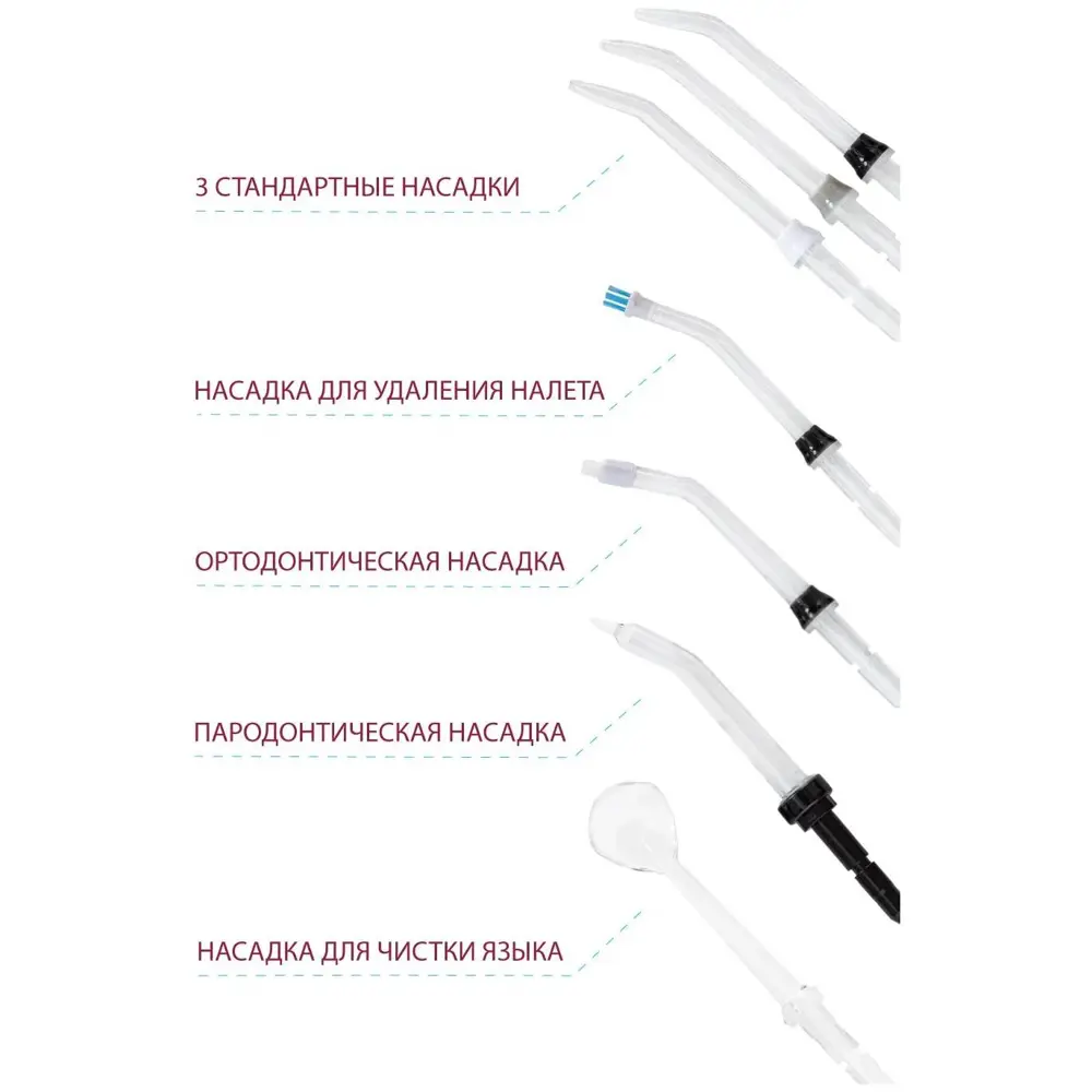 Фото 3 Ирригатор стационарный Pioneer TI-1051 7 насадок 10 режимов Фото 3 Ирригатор стационарный Pioneer TI-1051 7 насадок 10 режимов