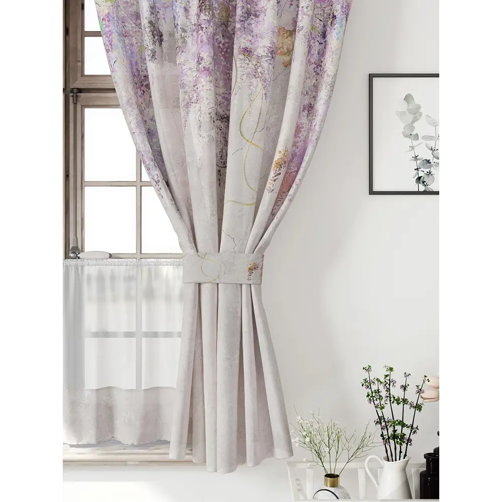 Фото 5 Комплект штор Comfy way Иномик - 82 CW705082-160 на шторной ленте 160x150 см цвет бежевый Фото 5 Комплект штор Comfy way Иномик - 82 CW705082-160 на шторной ленте 160x150 см цвет бежевый