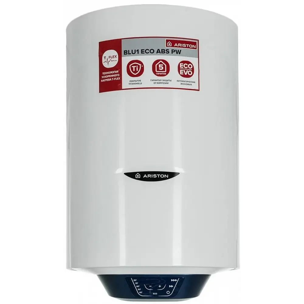 Фото Накопительный водонагреватель электрический 30 л Ariston BLU1 ECO ABS PW 30 V Slim 2.5 кВт эмалированная сталь мокрый ТЭН Фото Накопительный водонагреватель электрический 30 л Ariston BLU1 ECO ABS PW 30 V Slim 2.5 кВт эмалированная сталь мокрый ТЭН