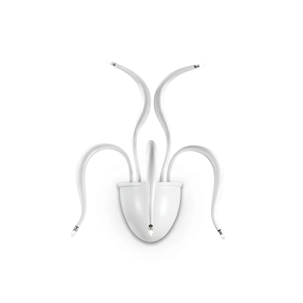 Фото Настенный светильник Ideal lux Elysee 054971 цвет белый Фото Настенный светильник Ideal lux Elysee 054971 цвет белый