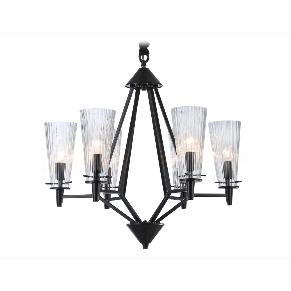 Фото 2 Люстра подвесная светодиодная Ambrella light Tr3237 14 м² нейтральный белый свет цвет черный Фото 2 Люстра подвесная светодиодная Ambrella light Tr3237 14 м² нейтральный белый свет цвет черный