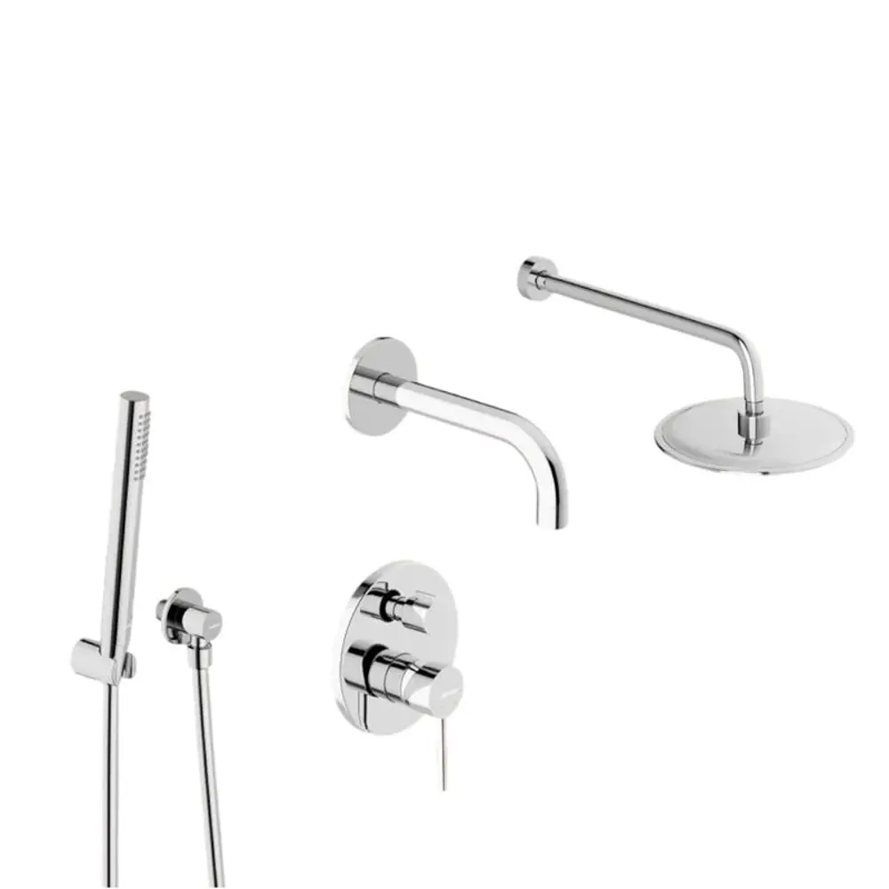 Фото Душевая система Damixa 936510000 Scandinavian Pure встраиваемая цвет хром Фото Душевая система Damixa 936510000 Scandinavian Pure встраиваемая цвет хром