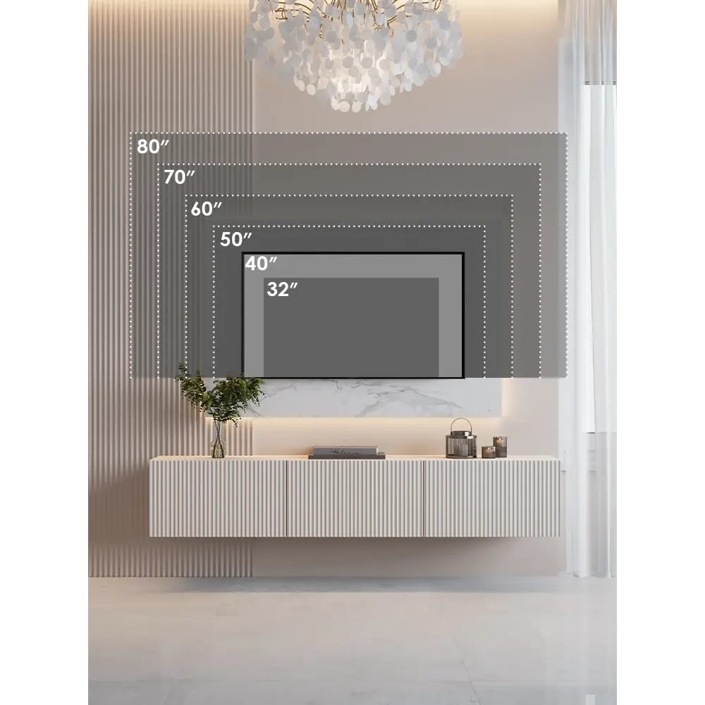 Фото 2 Тумба под телевизор Puzzlemebel Камелия 180x30x27 см ЛДСП цвет бежевый Фото 2 Тумба под телевизор Puzzlemebel Камелия 180x30x27 см ЛДСП цвет бежевый