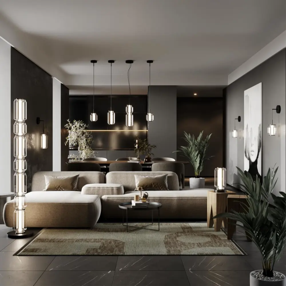 Фото 2 Светильник подвесной светодиодный Odeon Light Jam Od_5409_20l 6 м² нейтральный белый свет цвет черный Фото 2 Светильник подвесной светодиодный Odeon Light Jam Od_5409_20l 6 м² нейтральный белый свет цвет черный