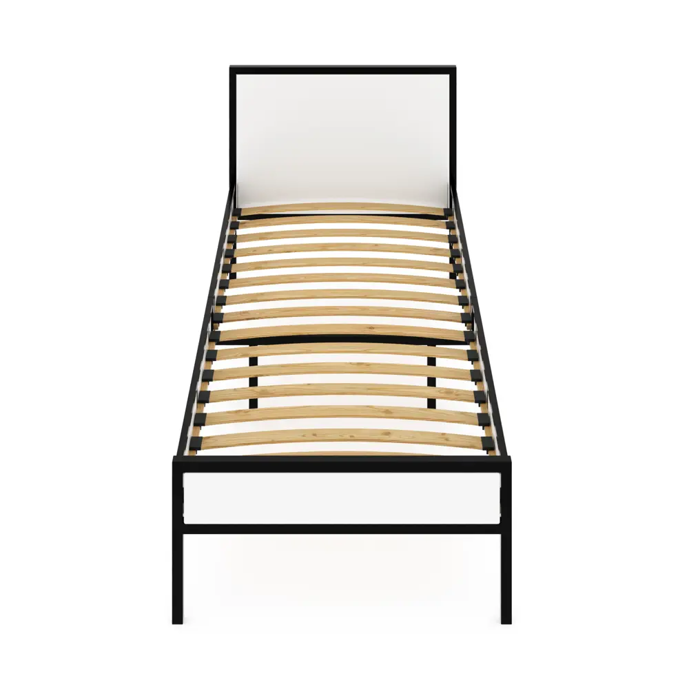 Фото 2 Кровать Solarius Komp80loft-bel-black-orto 85 x 89 x 206 см сосна цвет белый Фото 2 Кровать Solarius Komp80loft-bel-black-orto 85 x 89 x 206 см сосна цвет белый