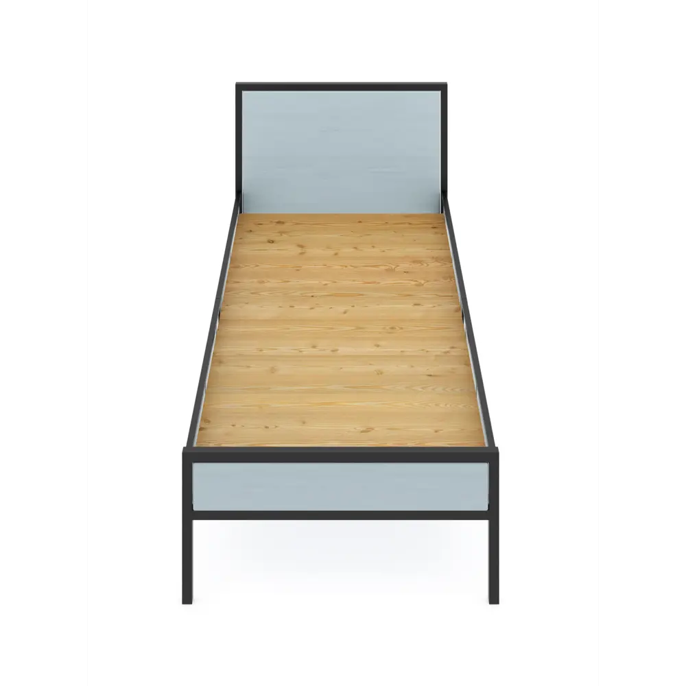 Фото 2 Кровать Solarius kr80loft-gol-black-full 85 x 90 x 206 см сосна цвет голубой, черный Фото 2 Кровать Solarius kr80loft-gol-black-full 85 x 90 x 206 см сосна цвет голубой, черный