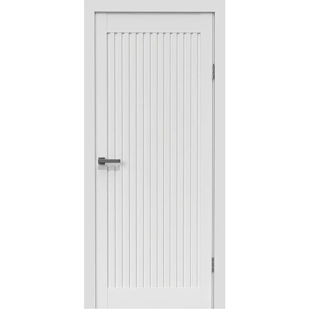 Фото Дверь межкомнатная DK-doors Lux 23 глухая 80х200см ПВХ цвет велютто ферро без замка и петель в комплекте Фото Дверь межкомнатная DK-doors Lux 23 глухая 80х200см ПВХ цвет велютто ферро без замка и петель в комплекте