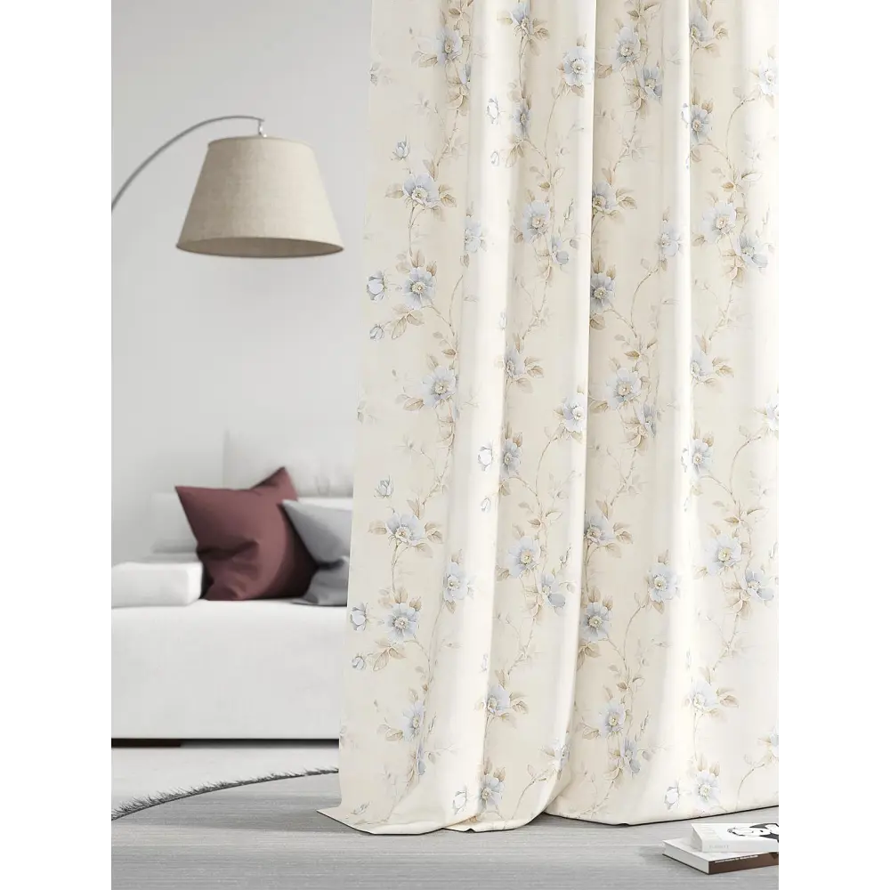 Фото 3 Штора на шторной ленте Comfy Way Нилсти - 25 CW593025-260, 260x150 см, цвет бежевый