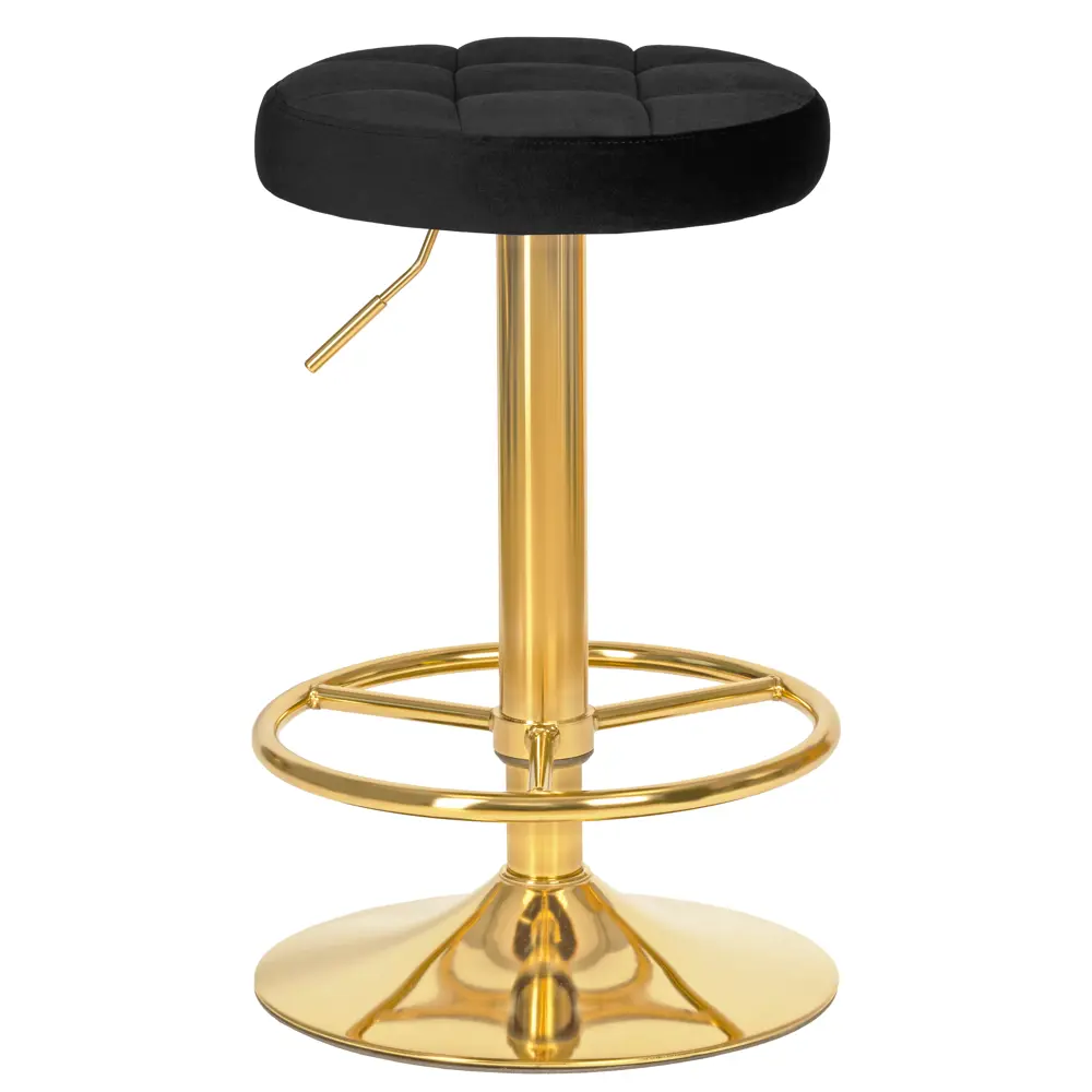 Фото Барный стул Dobrin Bruno gold lm-5008 36x83x36 цвет черный Фото Барный стул Dobrin Bruno gold lm-5008 36x83x36 цвет черный