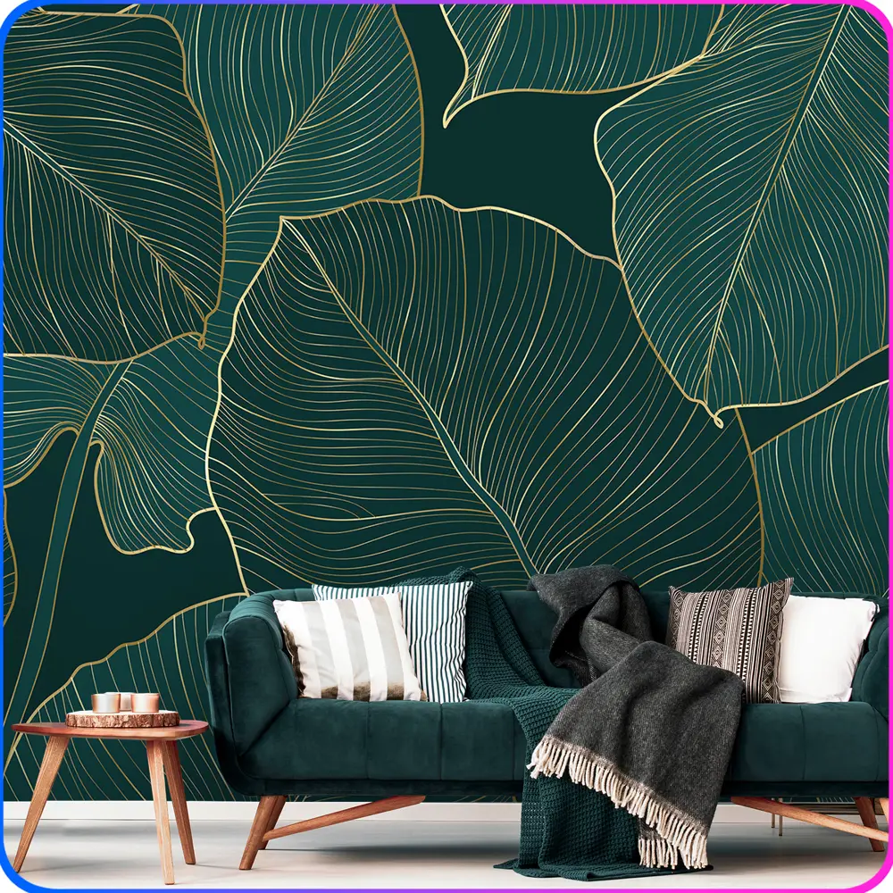Фото 8 Фотообои на стену флизелиновые 3d Листья 300x270 см Luxury Walls AM25403 Фото 8 Фотообои на стену флизелиновые 3d Листья 300x270 см Luxury Walls AM25403