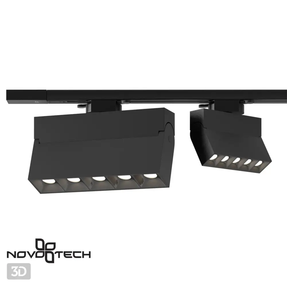 Фото 3 Трековый светильник линейный светодиодный Novotech Nv_358324 25 Вт однофазный нейтральный белый свет цвет черный Фото 3 Трековый светильник линейный светодиодный Novotech Nv_358324 25 Вт однофазный нейтральный белый свет цвет черный