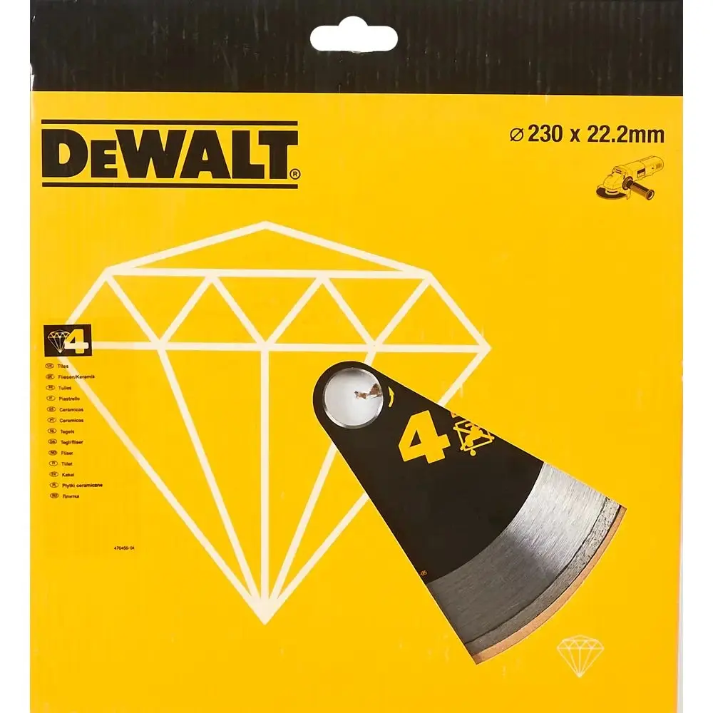 Фото Диск алмазный по керамике Dewalt DT3738 230x22.2x2 мм Фото Диск алмазный по керамике Dewalt DT3738 230x22.2x2 мм
