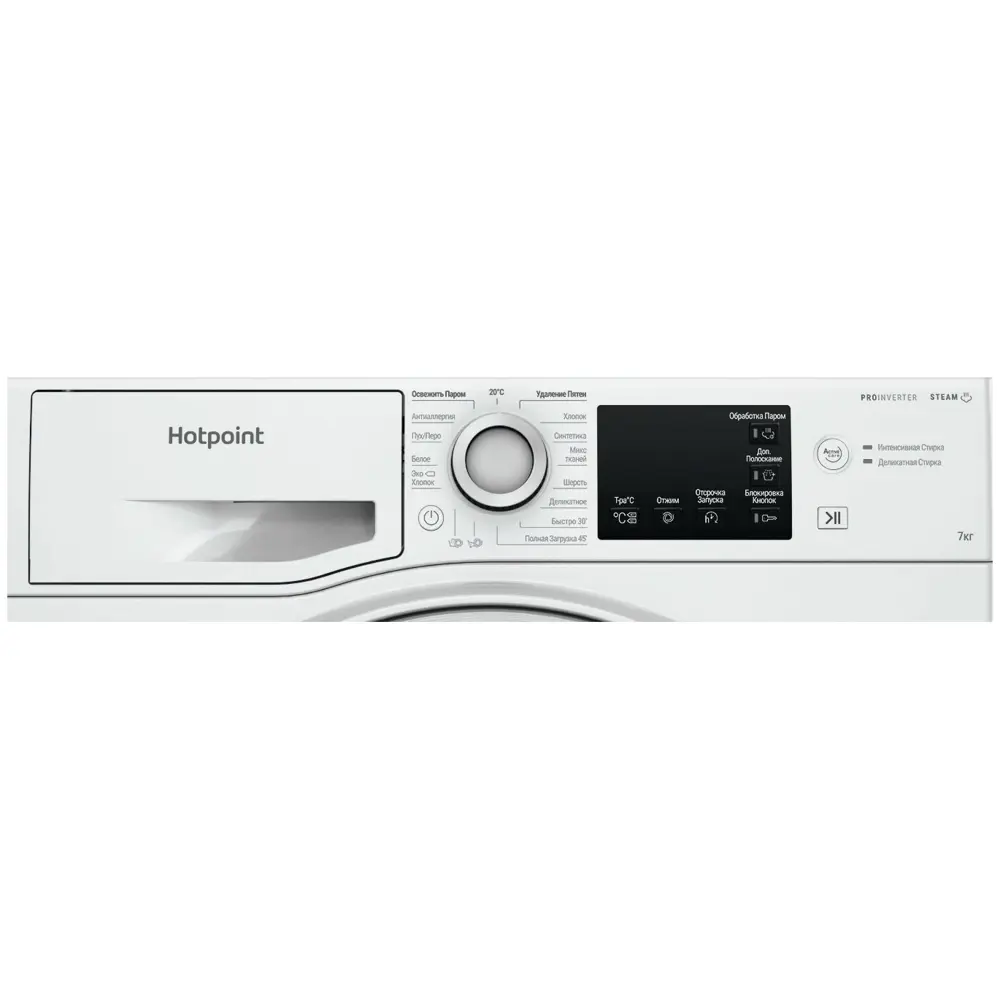 Фото 3 Стиральная машина Hotpoint Nsb 7249 W Ave Ru 59.50x85x43.50 см 7 кг цвет белый Фото 3 Стиральная машина Hotpoint Nsb 7249 W Ave Ru 59.50x85x43.50 см 7 кг цвет белый