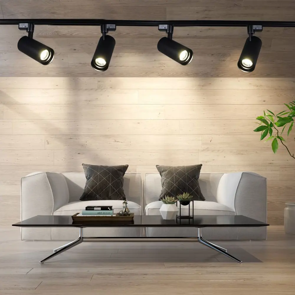 Фото 5 Трековый светильник спот светодиодный Reluce 05830-9.3-001qy led30w bk 30 Вт 2.5 м² цвет черный Фото 5 Трековый светильник спот светодиодный Reluce 05830-9.3-001qy led30w bk 30 Вт 2.5 м² цвет черный