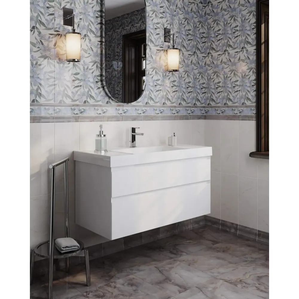 Фото 4 Раковина подвесная Kerama marazzi CU.wb.100 100см Фото 4 Раковина подвесная Kerama marazzi CU.wb.100 100см