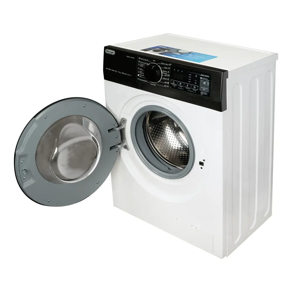 Фото 2 Стиральная машина Delonghi Julia l 724 vi 60x85x40 см 7 кг цвет белый Фото 2 Стиральная машина Delonghi Julia l 724 vi 60x85x40 см 7 кг цвет белый