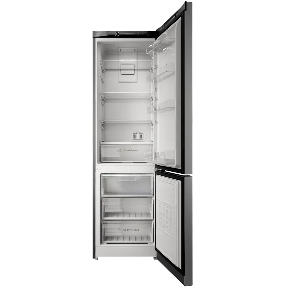 Фото 2 Холодильник Indesit ITS 4200 NG 60x196 см цвет серый Фото 2 Холодильник Indesit ITS 4200 NG 60x196 см цвет серый