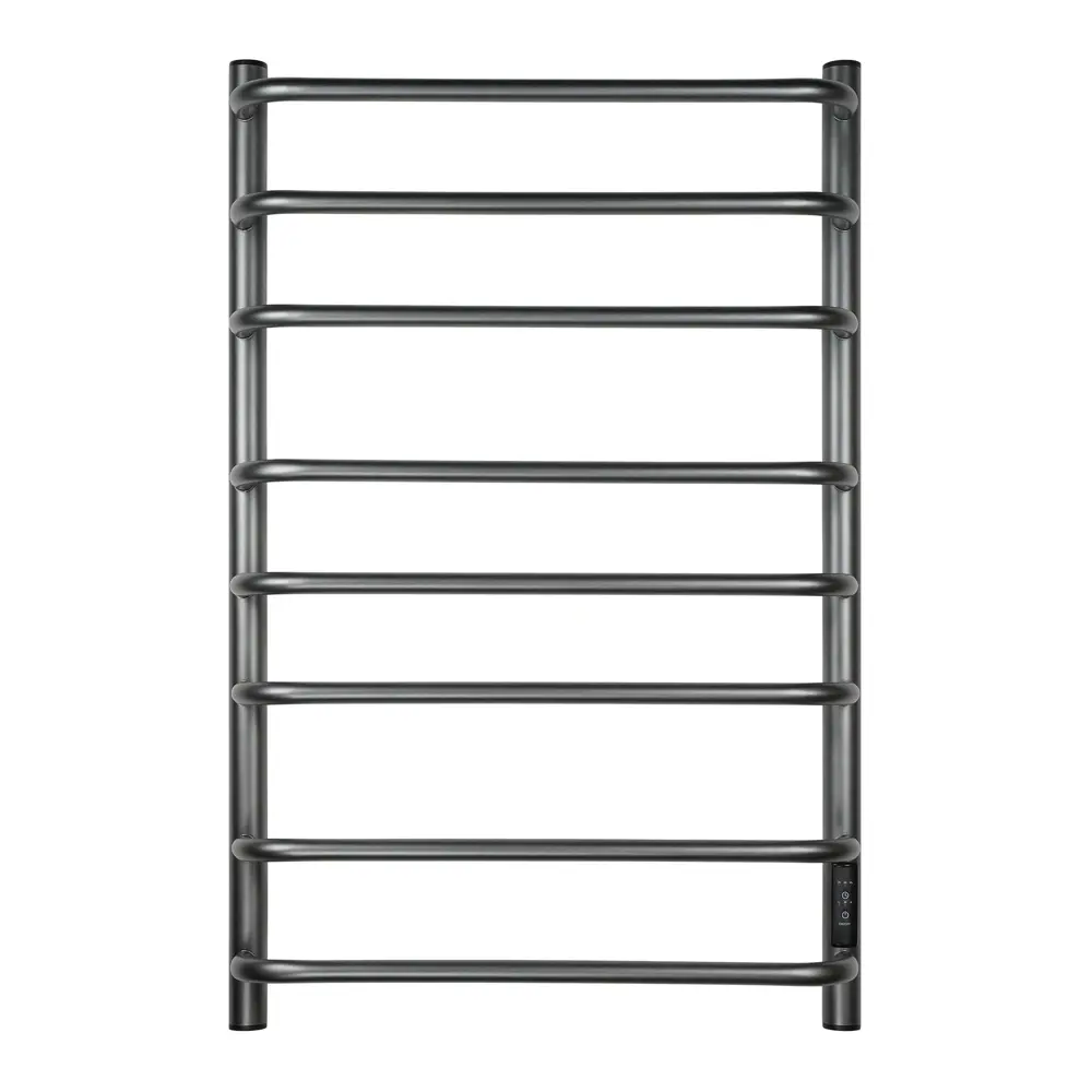 Фото 2 Полотенцесушитель электрический Primoclima Step E Graphite 150x800 мм 134 Вт с терморегулятором лесенка цвет графитовый матовый Фото 2 Полотенцесушитель электрический Primoclima Step E Graphite 150x800 мм 134 Вт с терморегулятором лесенка цвет графитовый матовый