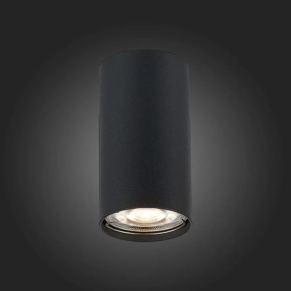 Фото 2 Светильник точечный накладной St Luce St110 GU10 цвет черный Фото 2 Светильник точечный накладной St Luce St110 GU10 цвет черный
