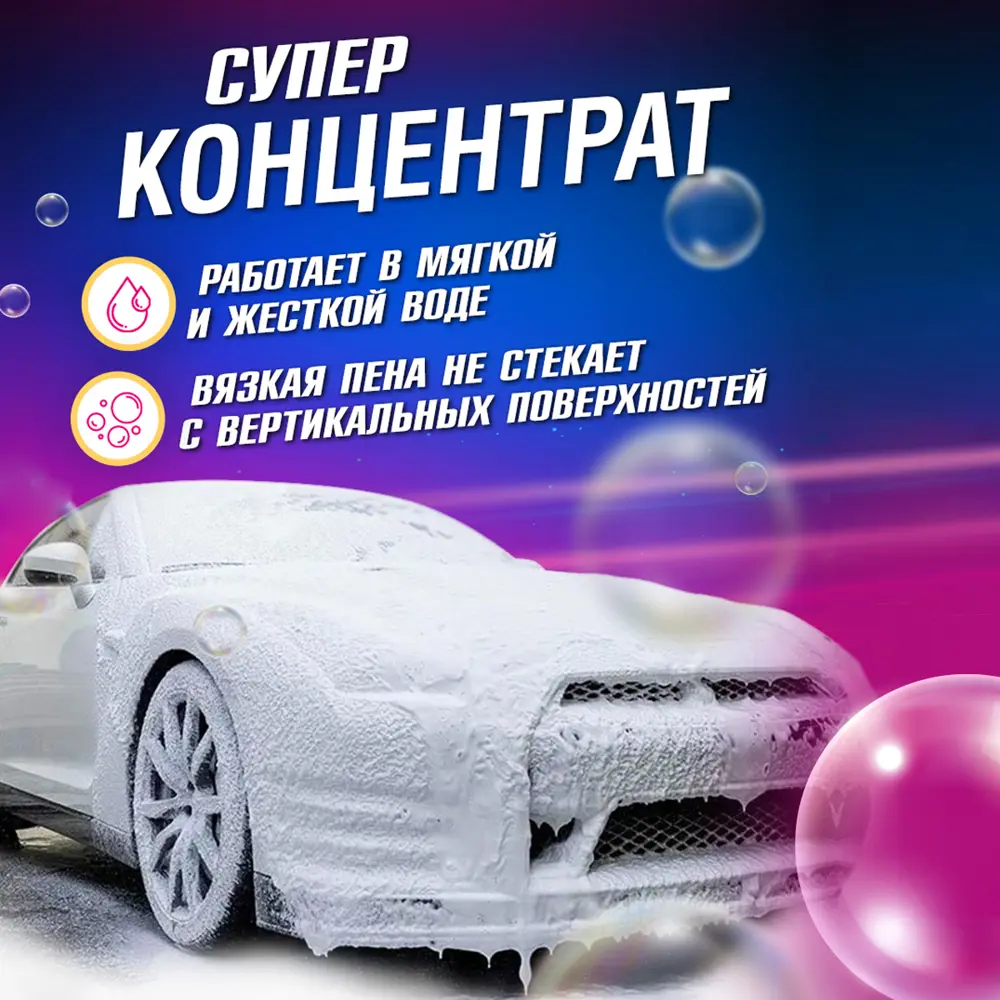 Фото 3 Активная пена для бесконтактной мойки автомобилей GensyLAB Биолюкс М-121 5 л Фото 3 Активная пена для бесконтактной мойки автомобилей GensyLAB Биолюкс М-121 5 л