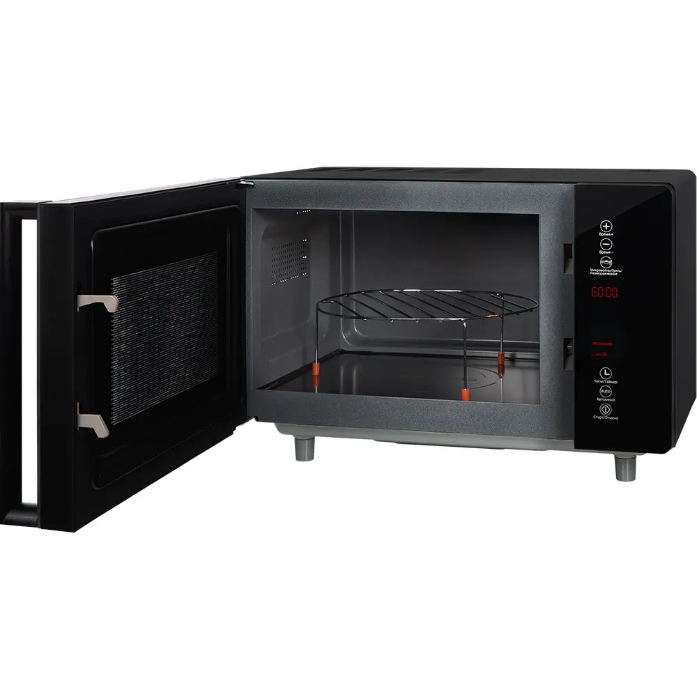 Фото 7 Отдельностоящая микроволновая печь Hiberg Микроволновая печь HIBERG VM-4588 B 25 л 50.5x33x38 см цвет черный Фото 7 Отдельностоящая микроволновая печь Hiberg Микроволновая печь HIBERG VM-4588 B 25 л 50.5x33x38 см цвет черный