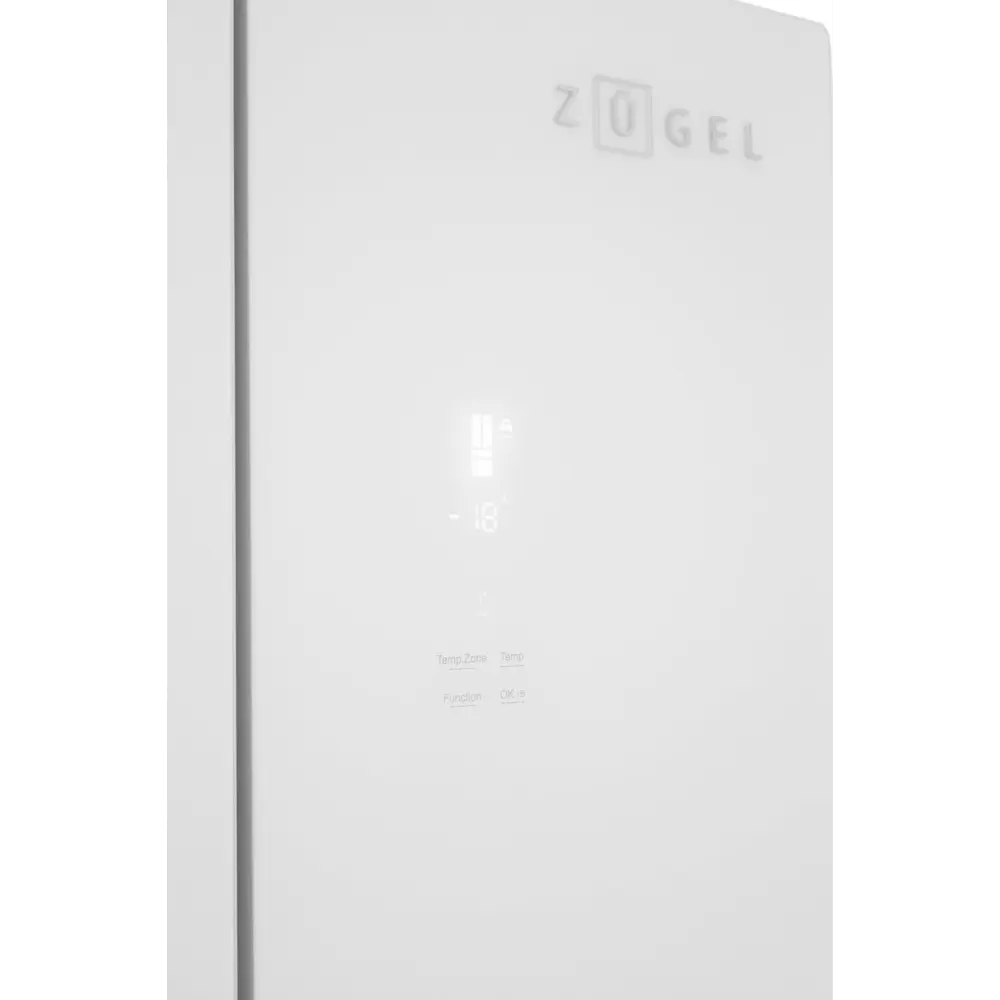 Фото 3 Холодильник Zugel ZRFD361W, белое стекло 65.4x180.2 см цвет белый Фото 3 Холодильник Zugel ZRFD361W, белое стекло 65.4x180.2 см цвет белый