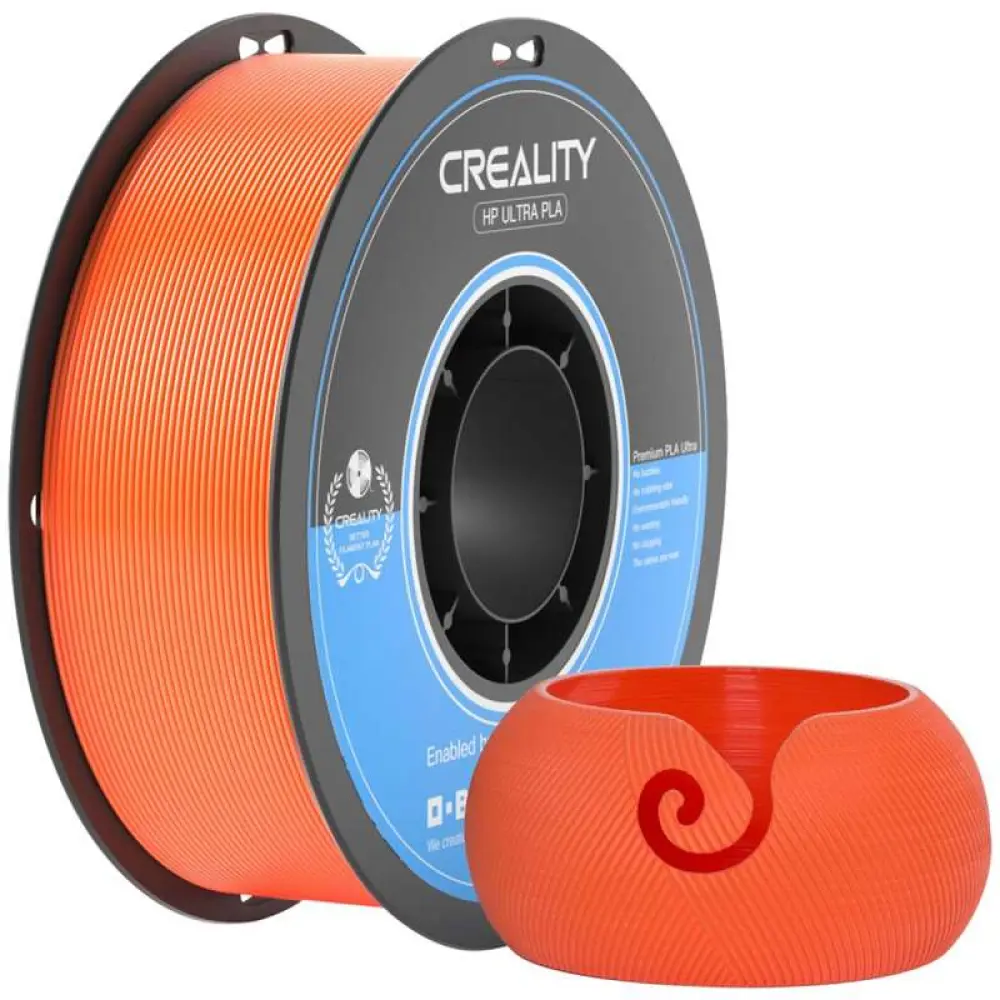 Фото 3 Катушка с PLA-пластиком Creality HP-Ultra PLA оранжевый 1.75 мм, 1 кг Фото 3 Катушка с PLA-пластиком Creality HP-Ultra PLA оранжевый 1.75 мм, 1 кг
