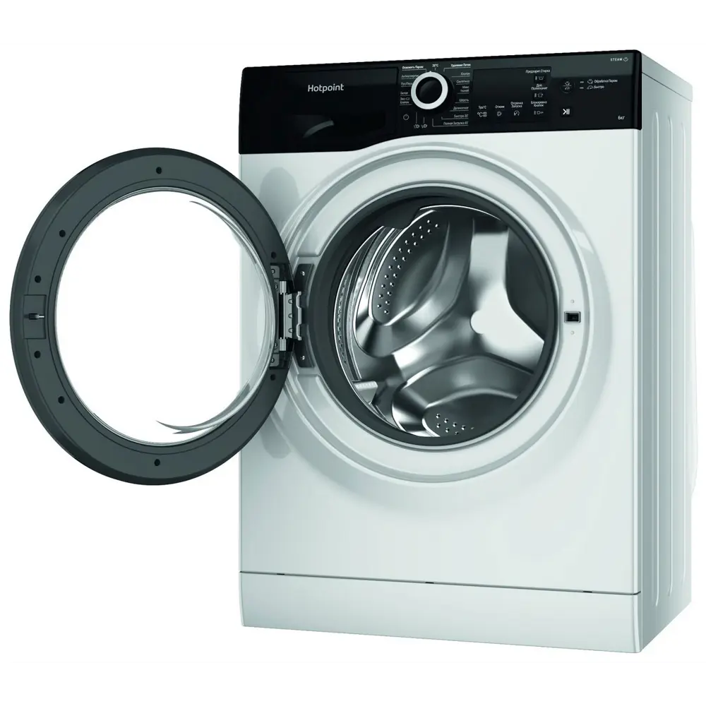 Фото 6 Стиральная машина Hotpoint Nsb 6015 Zk V Ru 59.50x85x42.50 см 6 кг цвет белый Фото 6 Стиральная машина Hotpoint Nsb 6015 Zk V Ru 59.50x85x42.50 см 6 кг цвет белый