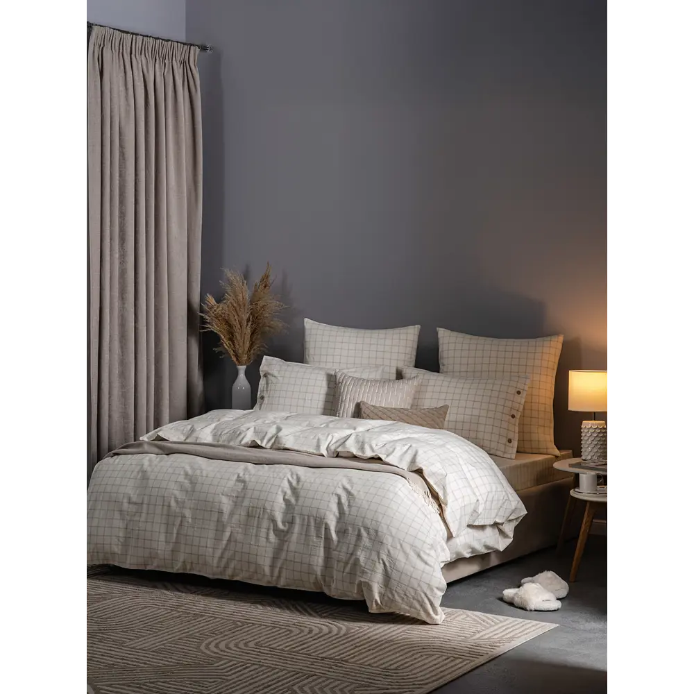 Фото 2 Комплект постельного белья Prime Prive Вальбо 2-спальный сатин белый