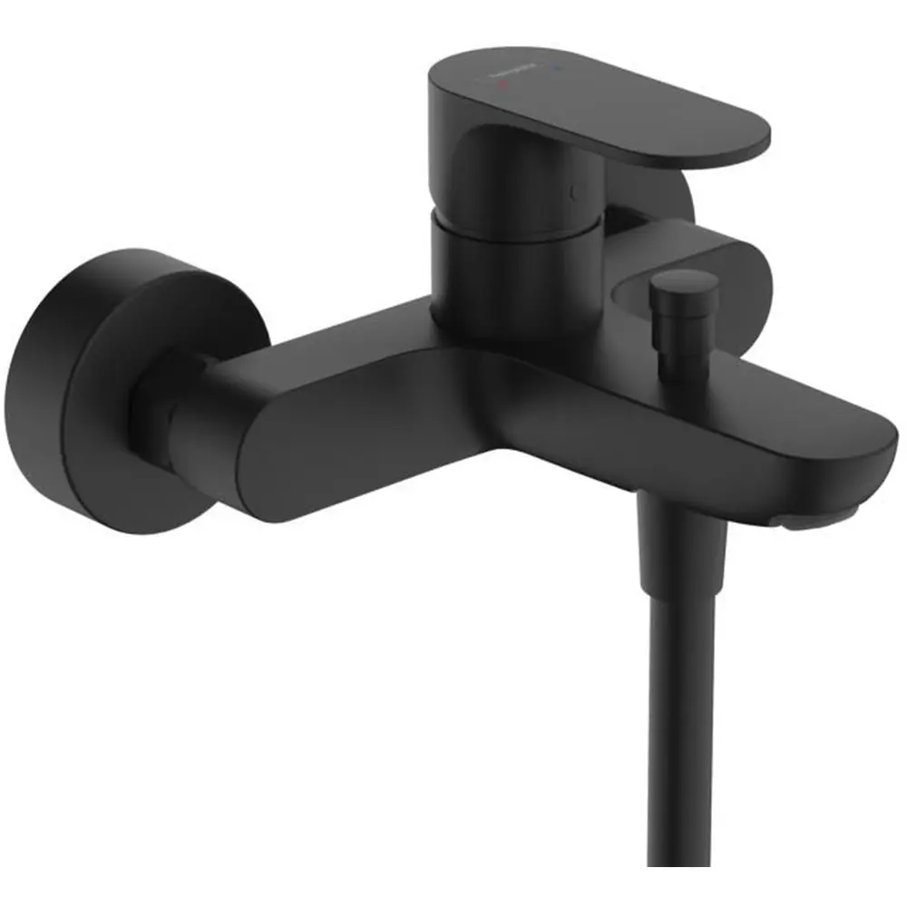Фото 2 Смеситель для ванны Hansgrohe 72440670 однорычажный цвет черный матовый Фото 2 Смеситель для ванны Hansgrohe 72440670 однорычажный цвет черный матовый