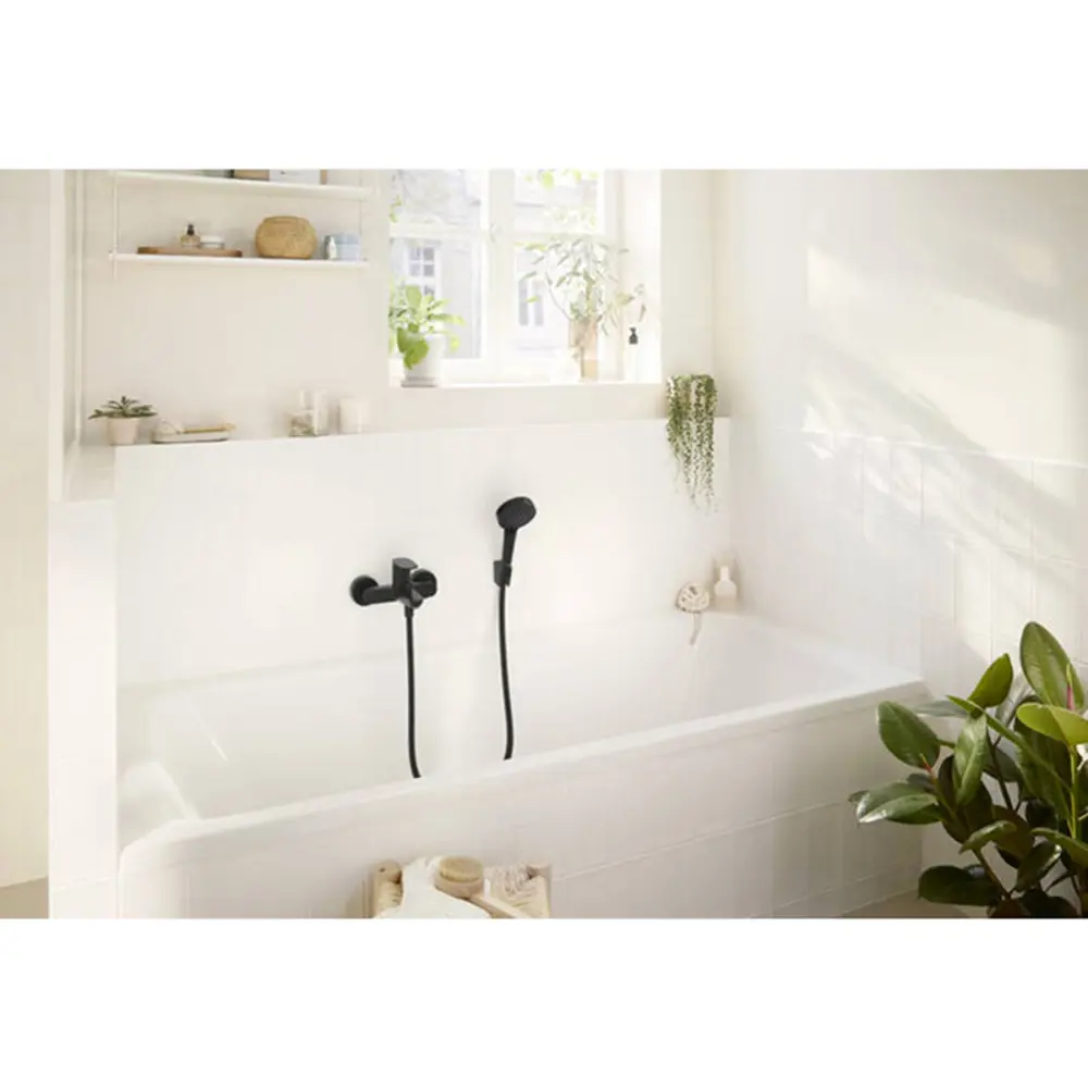 Фото 8 Смеситель для ванны Hansgrohe 72440670 однорычажный цвет черный матовый Фото 8 Смеситель для ванны Hansgrohe 72440670 однорычажный цвет черный матовый