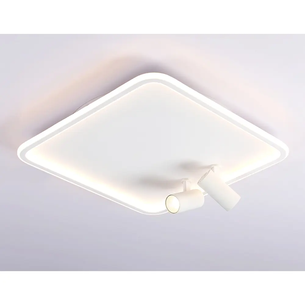 Фото 5 Люстра потолочная светодиодная Ambrella light Fl5114 с пультом управления 12 м² нейтральный белый свет цвет белый Фото 5 Люстра потолочная светодиодная Ambrella light Fl5114 с пультом управления 12 м² нейтральный белый свет цвет белый