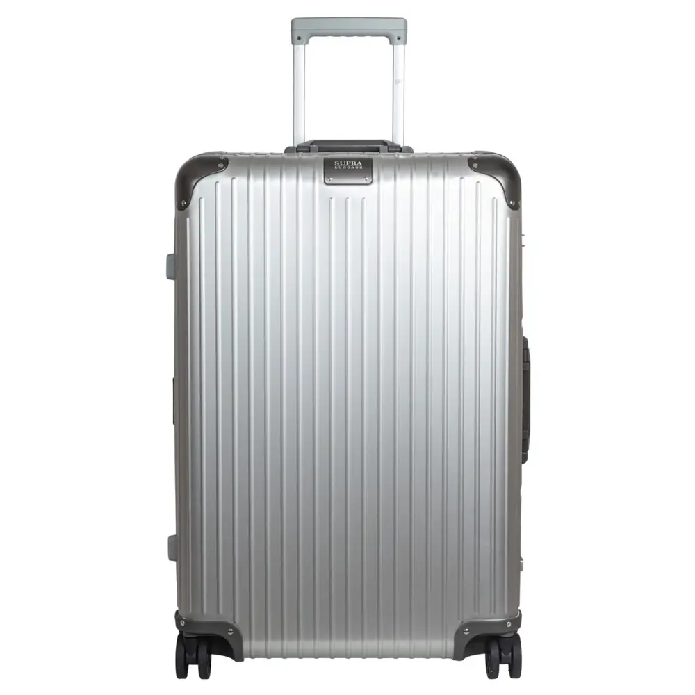 Фото 4 Чемодан Supra Luggage Sts-1010-m размер M 44.5x67.5x28 см алюминий цвет серебристый Фото 4 Чемодан Supra Luggage Sts-1010-m размер M 44.5x67.5x28 см алюминий цвет серебристый