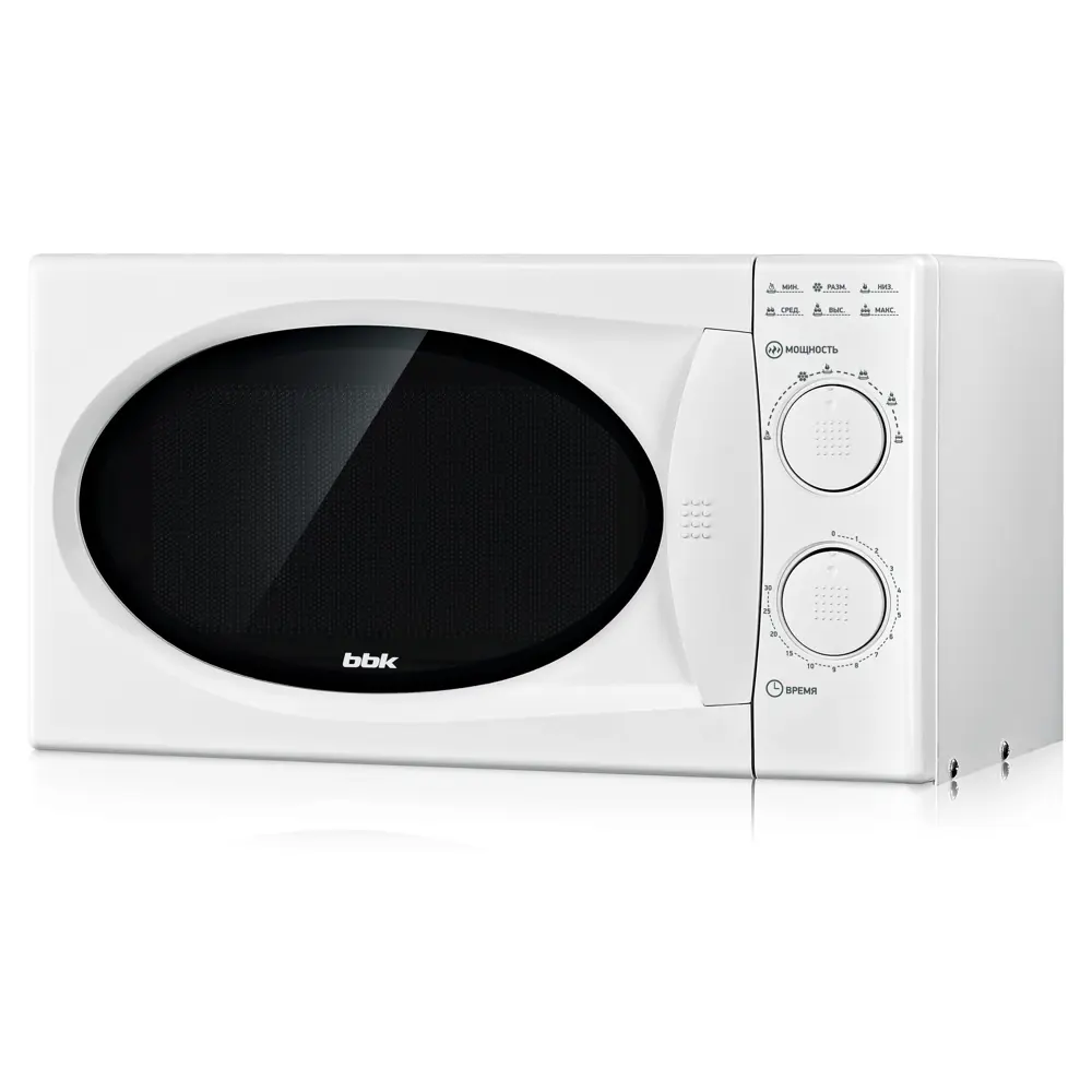Фото Отдельностоящая микроволновая печь Bbk 20MWS-803M/W (W) 20 л 45.2x25.2x33 см цвет белый Фото Отдельностоящая микроволновая печь Bbk 20MWS-803M/W (W) 20 л 45.2x25.2x33 см цвет белый
