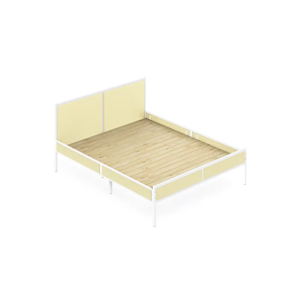 Фото Кровать Solarius Kr140loft-van-white-full 145 x 90 x 206 см сосна цвет бежевый