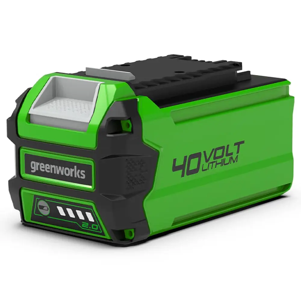 Фото Аккумулятор Greenworks G40B2, 40 В Li-Ion 2 Ач в комплекте с перчатками Фото Аккумулятор Greenworks G40B2, 40 В Li-Ion 2 Ач в комплекте с перчатками