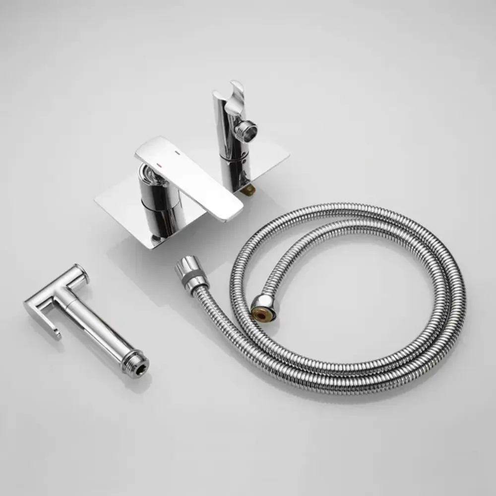Фото 8 Смеситель для биде Shevanik S8005 с гигиеническим душем цвет Хром Фото 8 Смеситель для биде Shevanik S8005 с гигиеническим душем цвет Хром