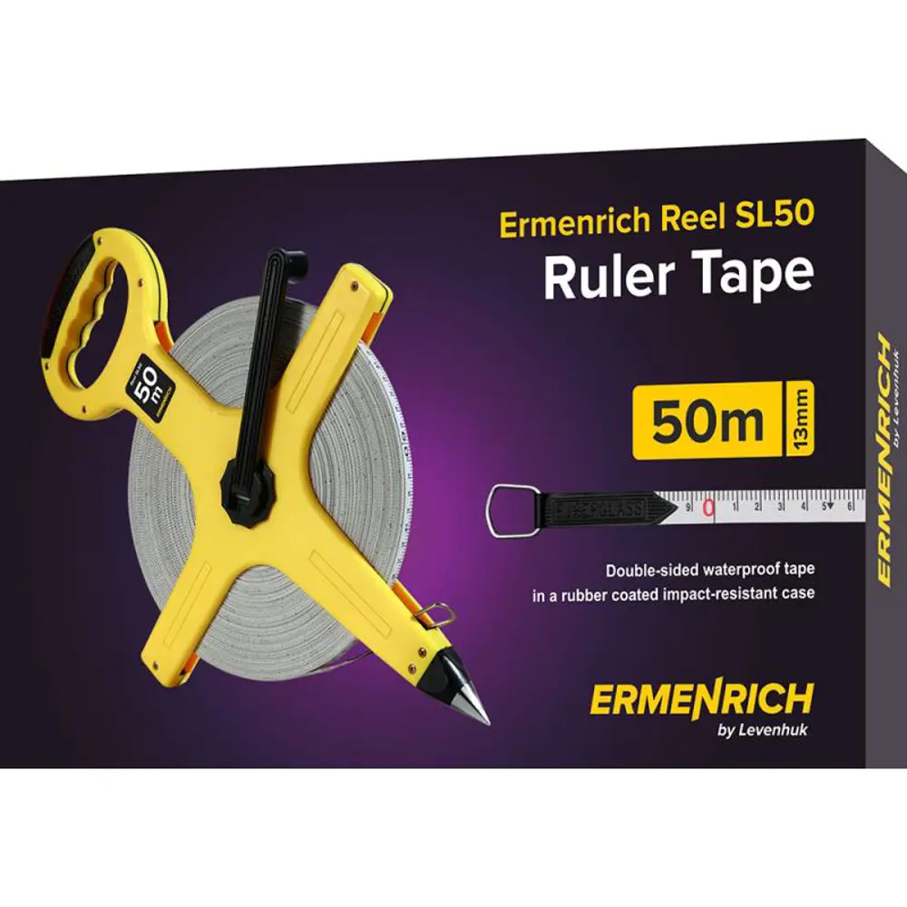 Фото 2 Рулетка геодезическая Ermenrich Reel SL50, 50 м Фото 2 Рулетка геодезическая Ermenrich Reel SL50, 50 м